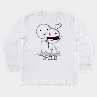 Positive Attitude: Shattering Depression Kids Long Sleeve T-Shirt